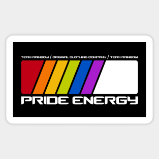 Team Rainbow LGBT Pride energy Sticker